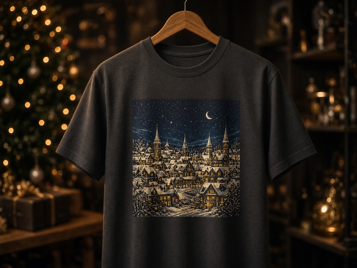 Midnight Snowfall t-shirt